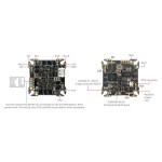 Wholesale Happymodel CrazyF411 ELRS AIO 4in1 Flight Controller Built-in UART 2.4G ELRS and 20A ESC for Toothpick